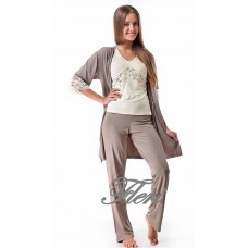 Fleri 50003 Комплект: халат, майка, брюки